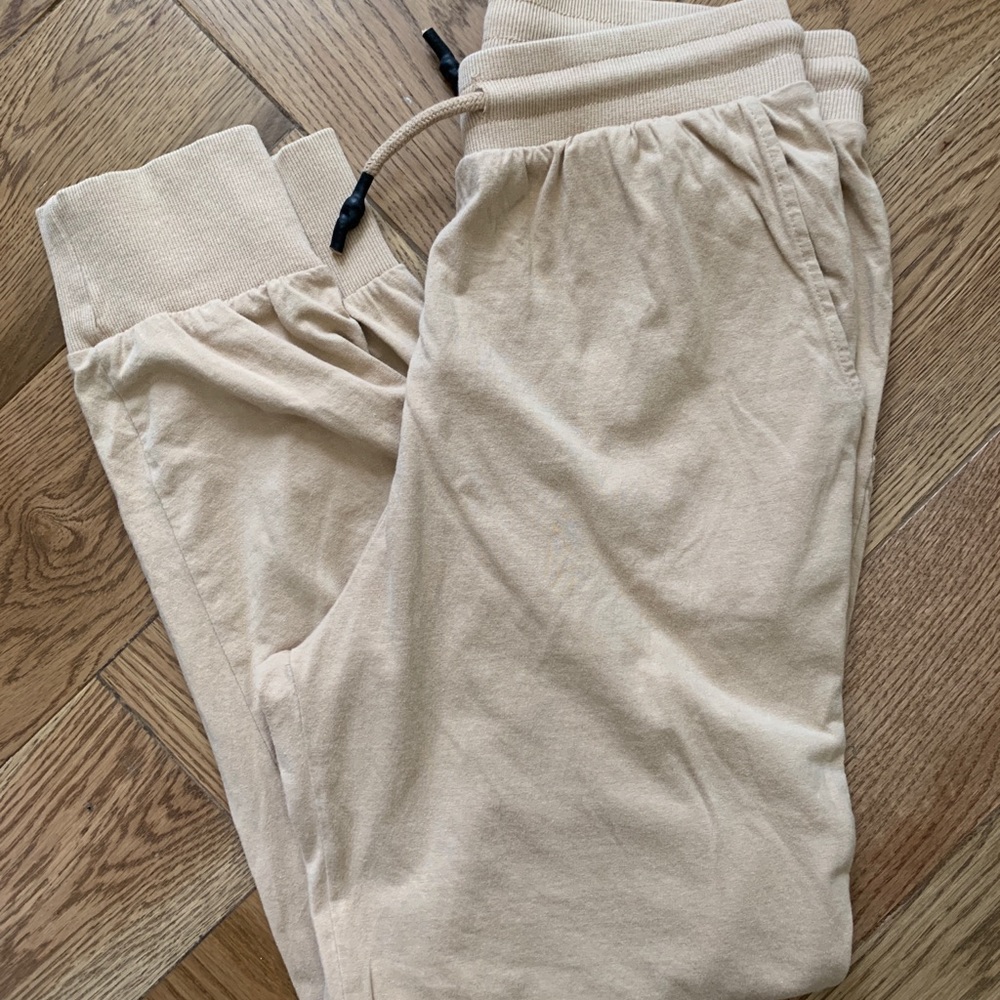Zara Cream Track Pants